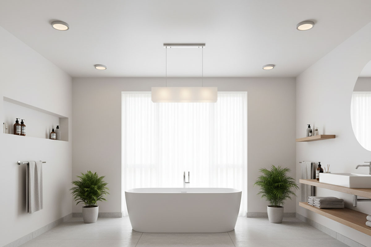 світильник стельовий у ванну