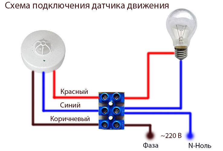 Датчик руху для освітлення: підключення