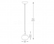 Подвесной светильник ZumaLine CRYSTAL P0076-01A-F4FZ 0