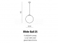 Подвесной светильник WHITE BALL 25 Azzardo FLWB25WH/AZ2515 2
