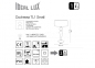 Настільна лампа DUCHESSA TL1 SMALL Ideal Lux 051406 1