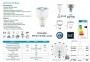 Лампа LED 9W GU10 3000K Mantra R09219 0