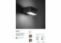 Вуличний настінний світильник TWIN AP1 SMALL COFF Ideal Lux 249346 0