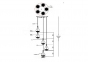 Підвісний світильник ZumaLine PERLE P0226-05B-F4RK 0