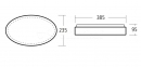 Настенно-потолочный светильник Osmont GEMINI-1 44251 (IP43) 0