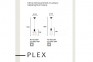 Підвісний світильник PLEX d12 Viokef 4115200 1