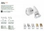 Настінно-стельовий світильник ALFA PL1 BS Ideal Lux 285009 0