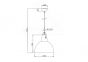 Підвісний світильник ZumaLine CANDE TS-110611P-WH 0