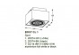 Точковий світильник BOXY CL 1 SPOT Zumaline 20074-WH 0