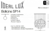 Люстра стельова BOLLICINE SP14 BIANCO Ideal Lux 087924 3