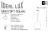 Люстра підвісна BISTRO' SP1 SQUARE TRASPARENTE Ideal Lux 112305 3