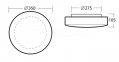 Світильник Osmont EDNA-2 41208 (IP43) 2