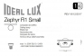 Светильник потолочный ZEPHYR FI1 SMALL Ideal Lux 150284 1