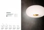 Потолочный светильник ARIZONA PL2 Ideal Lux 214498 0