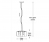 Подвесной светильник ZumaLine CRYSTAL P0076-03E 1