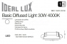 Светильник встраиваемый BASIC WIDE 30W 4000K Ideal Lux 193434 3