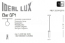 Светильник подвесной BAR SP1 Ideal Lux 089614 1