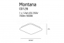 Потолочный светильник MONTANA Maxlight C0126 0