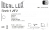 Светильник настенный BOOK-1 AP2 BIANCO Ideal Lux 174792 2