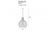 Підвісний світильник SUMBA M CO Maxlight P0183 1