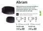 Настенный светильник ABRAM AP1 BIG WH Ideal Lux 221915 1