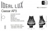 Світильник настінний CAESAR AP3 CROMO Ideal Lux 137698 2