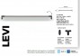 Настенный светодиодный светильник LEVI IP65 Viokef 4262500 0