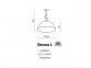 Підвісний світильник DECORA Azzardo LP5069-L-WH 2