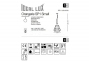 Подвесной светильник ORANGERIE SP1 SMALL Ideal Lux 152776 1