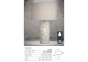 Настольная лампа Stencil Searchlight EU7521WH 0