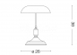 Настольная лампа LAWYER TL1 BRUNITO 045030 0