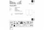 Настінний світильник KOOL AP2 Ideal Lux 141275 2