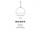 Підвісний світильник SILVER BALL 40 Azzardo LP5034-XL 1