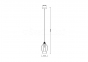 Підвісний світильник ZumaLine MIRANDA MD1506-1 Clear 1