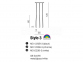 Подвесной светильник STYLO 3 Azzardo MD1220B-3-WH/AZ0207 2