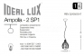 Люстра подвесная AMPOLLA-2 SP1 NERO Ideal Lux 148151 1