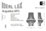 Светильник настенный AUGUSTUS AP3 CROMO Ideal Lux 112817 1