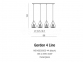 Подвесной светильник GORDON LINE Azzardo MD16002005-4A/AZ2170 1