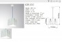 Подвесной светильник IDEA BK/R-GO Imperium Light 89117.05.12 2