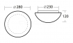 Настенно-потолочный светильник Osmont AURA-2 40018 (IP43) 0