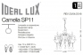 Люстра подвесная CAMELIA SP11 BIANCO Ideal Lux 117782 2