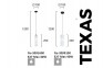Подвесной светильник TEXAS d10 Viokef 3099100 0