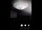 Стельовий світильник SHELL PL4 TRASPARENTE Ideal Lux 008615 0