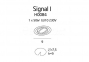 Точечный светильник SIGNAL 1 WH Maxlight H0084 0
