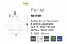 Підвісна LED люстра FERROL Nova Luce 6265004 3