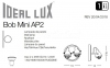 Светильник настенный BOB MINI AP2 Ideal Lux 156408 2