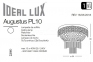 Светильник потолочный AUGUSTUS PL10 CROMO Ideal Lux 112848 0