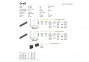 Світлодіодний світильник DRAFT 25W 50° 3000K ON/OFF WH Ideal Lux 223780 0