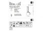 Підвісний світильник PENOMBRA SP1 OTTONE Ideal Lux 176734 1
