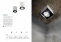 Точечный светильник MOOD PL1 SMALL SQUARE BIANCO Ideal Lux 140902 0